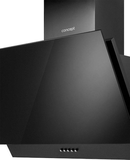 Concept Abzugshaube Schornstein 59,5cm Schwarze