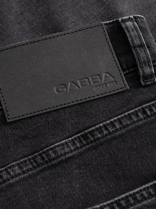 Pantaloni de Blugi pentru Bărbați Cropped Relaxed Tapered Fit Negri
