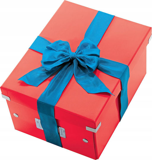 Leitz Metallische Aufbewahrungsbox mit Deckel Rote 37x28,1cm
