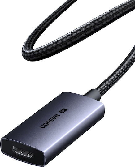 Ugreen Cm491 Конвертор USB-C мъжки към HDMI женски Сив
