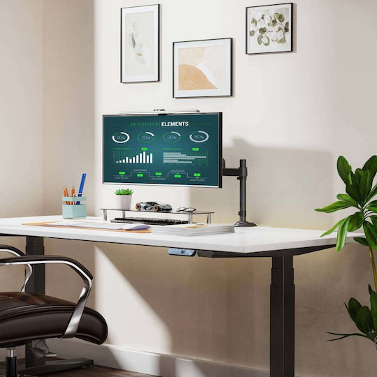 North Bayou H100G Desk Mounted Monitor Stand up to 35" with Extension Arm