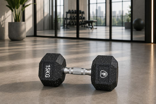MegaFitness Дъмбел Шестоъгълник 1 x 15кг