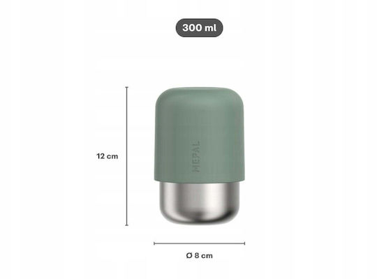 Mepal Glass Thermos Stainless Steel BPA Free 300ml Nordic Sage
