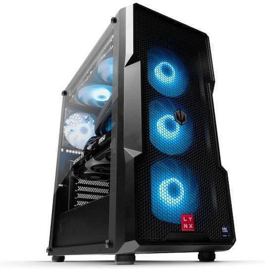 Lynx Challenger Гейминг Настолен Компютър (Ultra 7-/32GB DDR5/1.0TB SSD/GeForce RTX 5070 Ti/W11 Home)