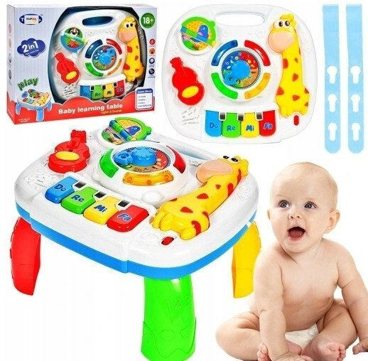 Детско масичка от пластмаса многоцветна Lean Toys