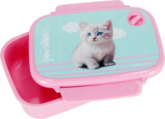 Starpak Kinderlebensmittelbehälter Abendessen-Set Hello Kitty 0.45 Liter Rosa