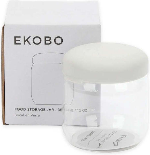 Ekobo Πλαστικό Παιδικό Δοχείο Φαγητού 0.35lt Γκρι