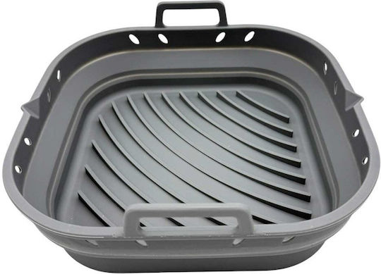 Mplco Quadratischer Zusammenklappbarer Silikon-Ofen-Insert 22 X 22cm