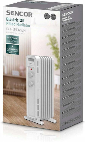Sencor Подов Конвектор 1500W 57x22.6cm Бял