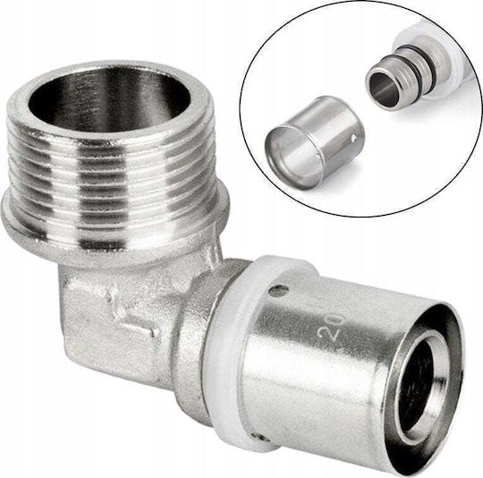 Hydroland Ъгъл 16x1/2 Gz Pexal Press Px-rx.kogz.16x1/2