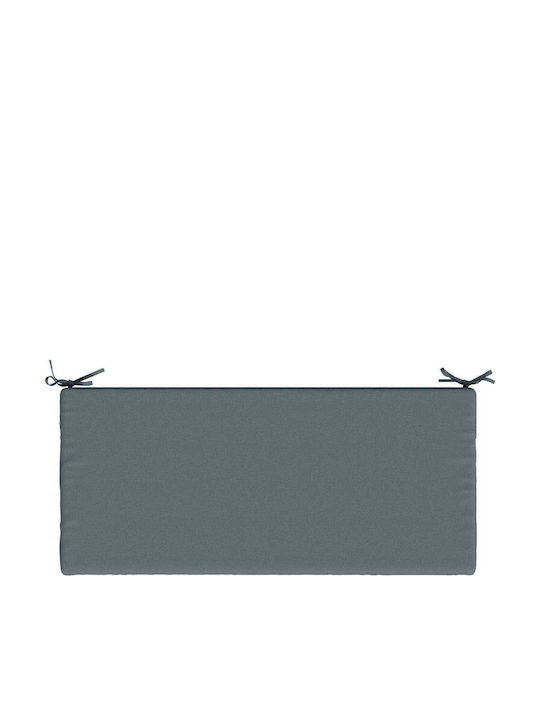 Outdoor Wooden Bench With Cushions 100x50cm