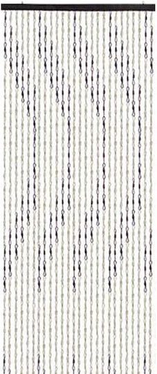 HOMie Door Curtain Fabric Brown 180x90cm 10-271