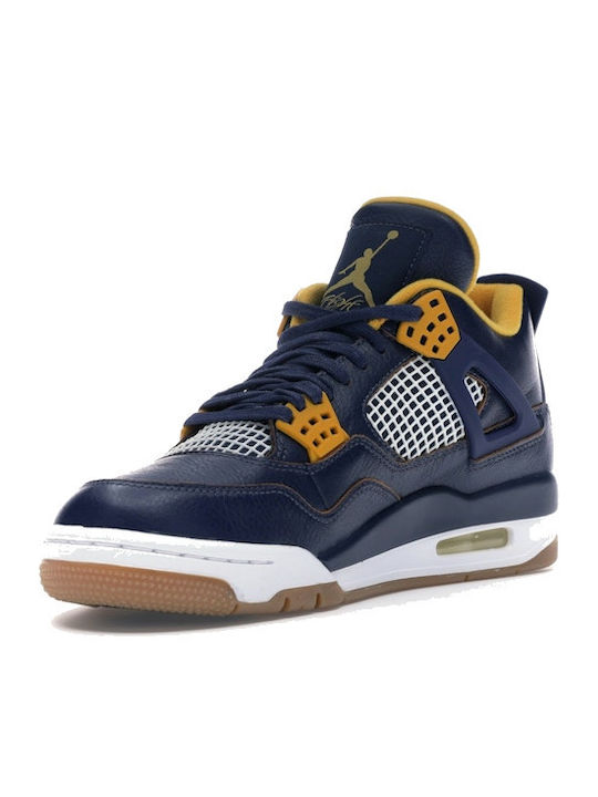 Air  4 Retro Dunk From Above Männliche Sneakers Blau