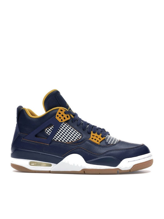 Air  4 Retro Dunk From Above Männliche Sneakers Blau