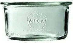 Weck Set of 12 General Use Vases with Airtight Lid Glass Transparent 165ml 12 Pieces