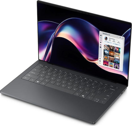 Dell XPS 14 DA14260 14" OLED Ecran Tactil 120Hz (Ultra X9-388H/64GB/1TB SSD/W11 Pro) Grafit (Tastatură Engleză Internațională)