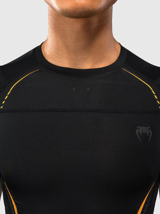 Venum Men's Short Sleeve Shirt VENUM-06390-126 for Jiu-Jitsu / MMA Black