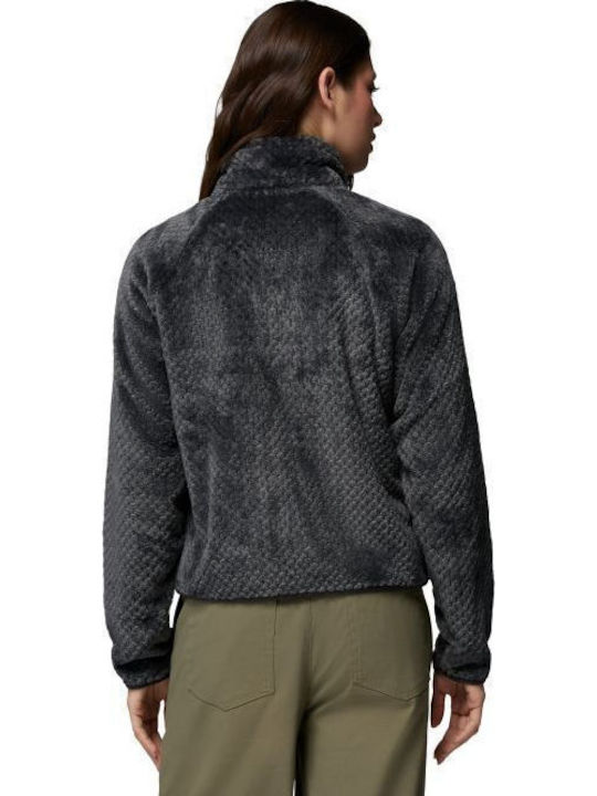 Kurze Damen Sportliche Strickjacke Grau