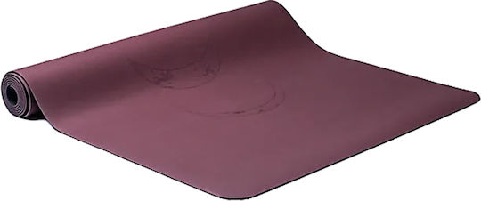 Yogi & Yogini Στρώμα Yoga Celestial Moon Burgundy με Ιμάντα Μεταφοράς (183x61cm)