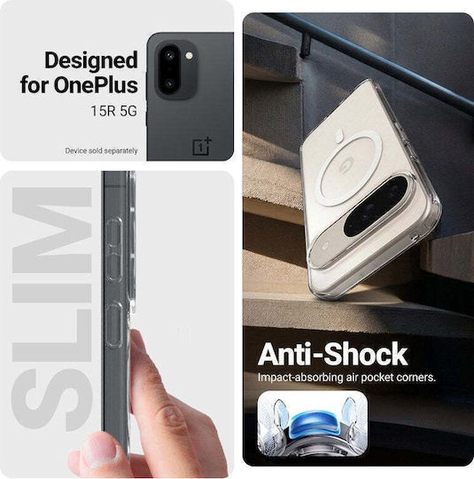 Crong Crong Hybrid Clear Magnetic Magsafe Case Oneplus 15r Transparent