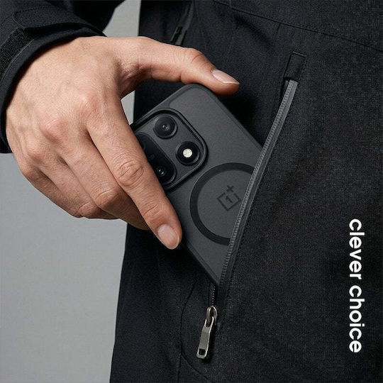 Crong Crong Hybrid Matte Magnetic Magsafe Case Oneplus 15 Black