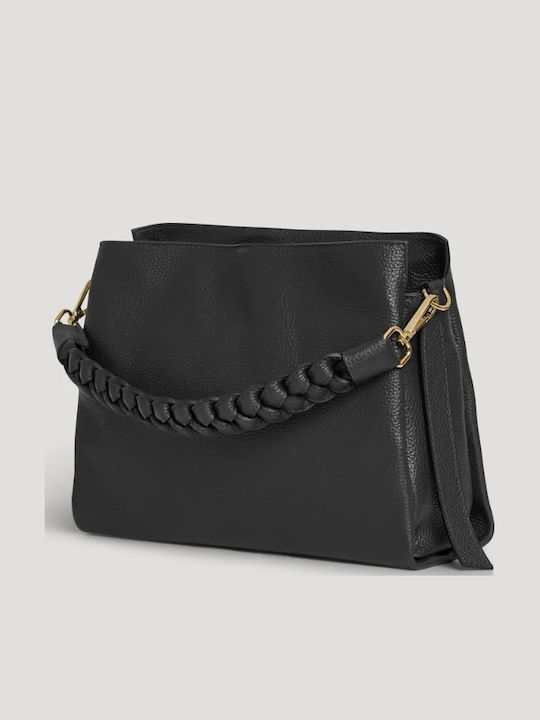 Knitted Set Women's Shoulder Crossbody Bag Black