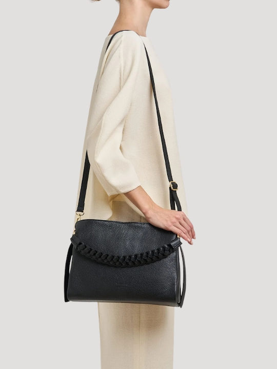 Knitted Set Women's Shoulder Crossbody Bag Black