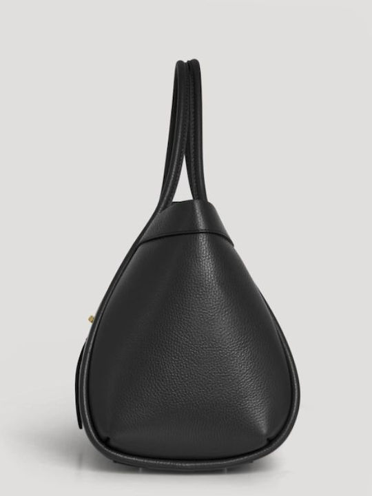 Leather Women's Shoulder Bag Black