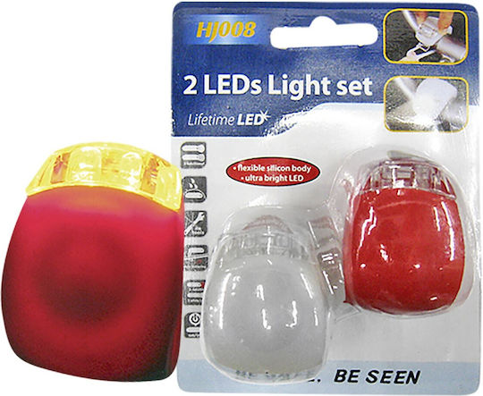 HOMie HJ008 Fahrradlicht-Set Silikon-LED