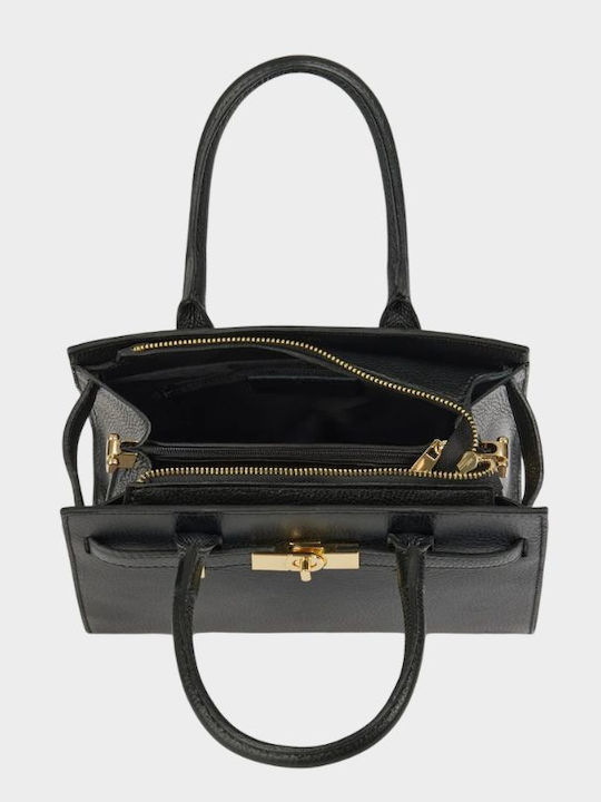 Leather Women's Handbag Black