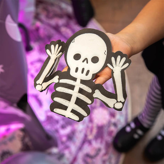 Party-Servietten Skelett Spooky Friends 12 Stück