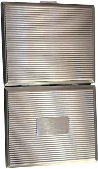 Метална табакерка Pierre Cardin Сребриста 9х8x2cm 99202-300