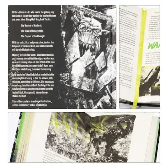 Warhammer 40,000 Ghazghkull Thraka Prophet Waaagh Illustrated & Annotated Edition Hardback
