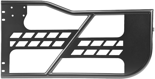 Vevor Jeep Tube 4-Tür Auto Zubehör Für Jeep Wrangler Jk Jku Unlimited 2007-2018 Stahl Vorder- Und Hintertüren Rohrförmige Halbe Türen Off Road Aufbewahrungstasche Gummi Kissen Scharniere Schwerlast Schloss Oe