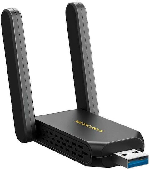Мрежова карта Mercusys Ma86xh Wifi6e USB адаптер Axe5400 2 4GHz 5GHz 6GHz USB3.0