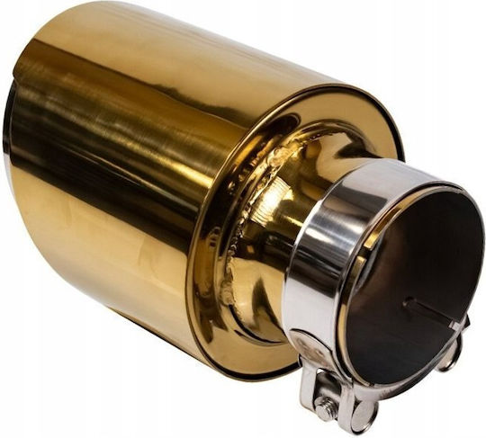 Poujoulat Kaminrohr Abschluss Typ:39 101mm Eingang 67mm Gold Satin