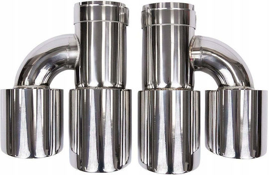 Poujoulat Exhaust Termination Type 28 101mmx2 Inlet 67mm Set