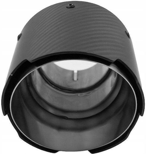 Poujoulat Kaminrohre Typ 03 Eingang 127mm 70mm Carbon Matt