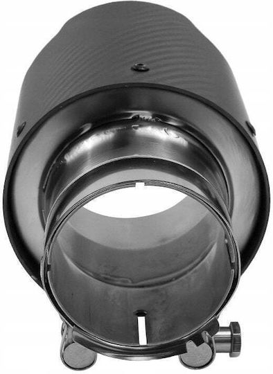 Poujoulat Kaminrohre Typ 03 Eingang 127mm 70mm Carbon Matt