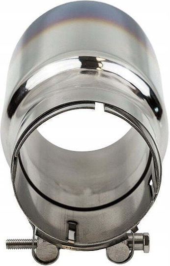 Poujoulat Kaminrohr Auslass Typ:23 89mm Eingang 70mm Poliert Burn