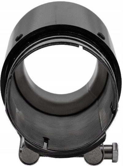 Poujoulat Kaminrohr Auslass Typ: 46 89mm Eingang 76mm Carbon Glanz