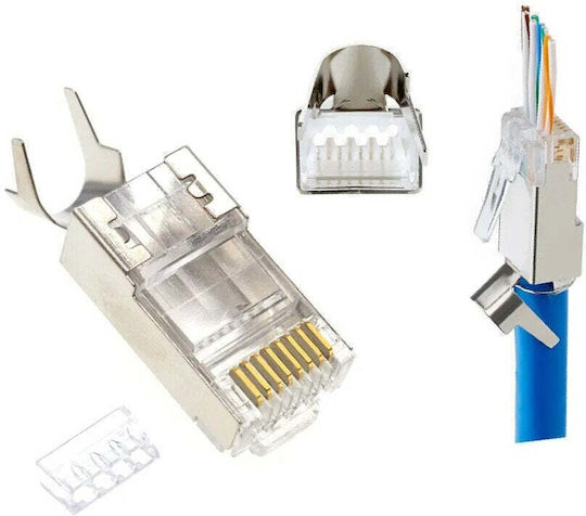 Gembird Конектор RJ-45 10бр Златист