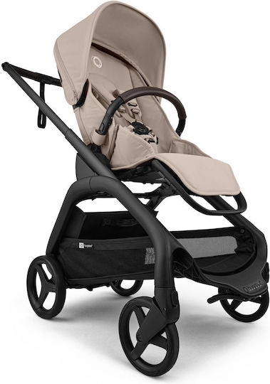 Bugaboo Dragonfly Plus 2 in 1 Baby Stroller Suitable for Newborn Black/Desert Taupe