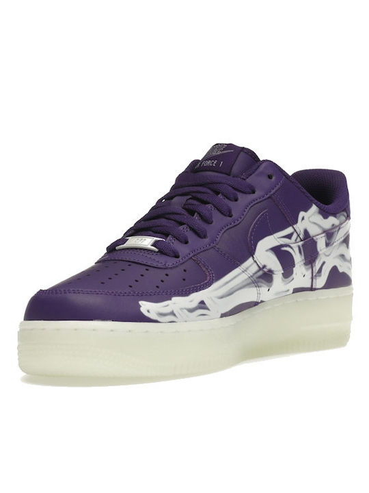Air Force 1 Low '07 Сникърси Лилав Skeleton Halloween 2021