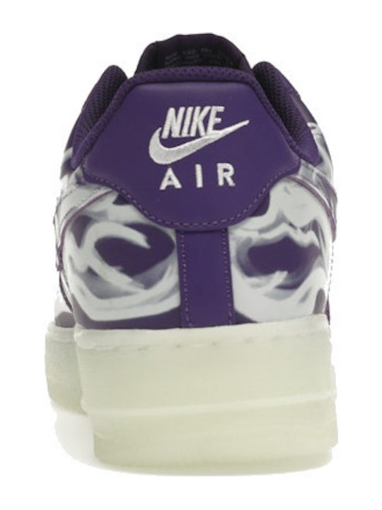 Air Force 1 Low '07 Сникърси Лилав Skeleton Halloween 2021