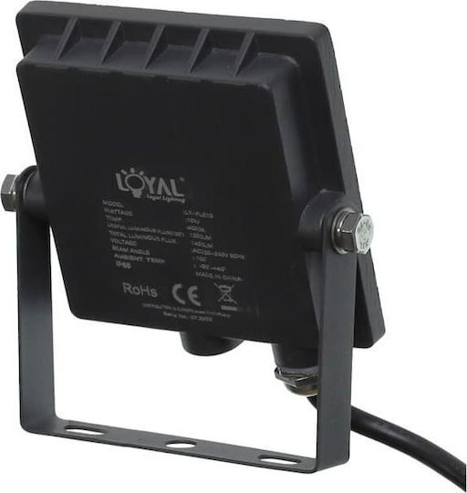 Loyal Lighting Светодиоден Прожектор 10W Неутрално Бяло 4000K IP65 Водоустойчив