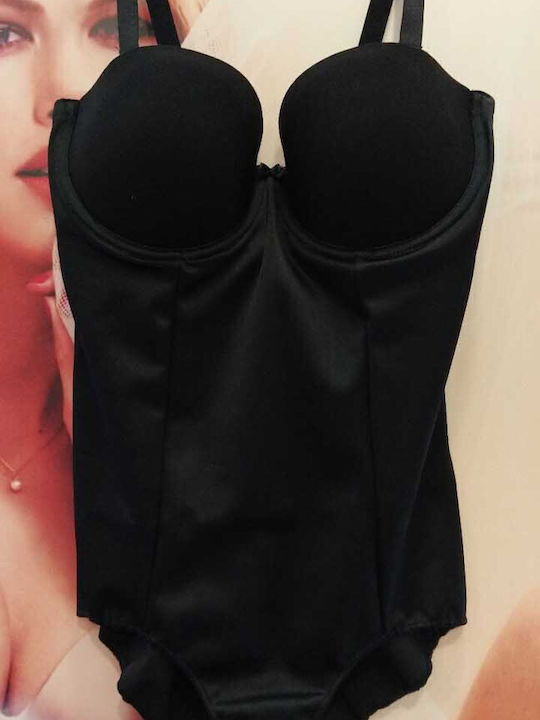 Frauen Bodysuit Μαύρο