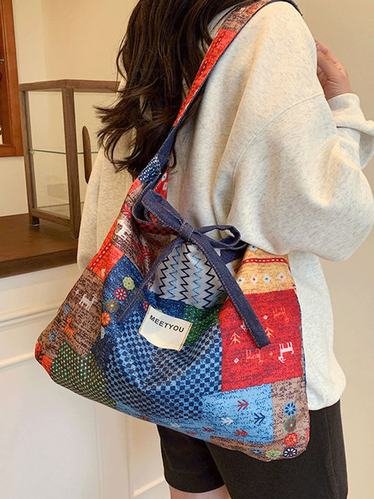 Geantă Shopper pentru femei Multicoloră