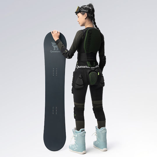 Qunature Ski Hip Protectors Advanced L Skis Snowboard Skates Blackeng