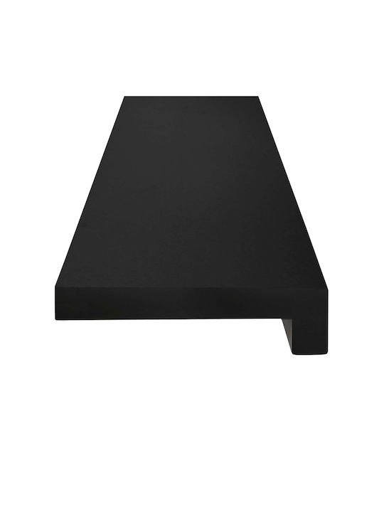 Windows 2 Pcs Black 140 X 20 X 2 Cm Solid Beech Wood 42048341 Black